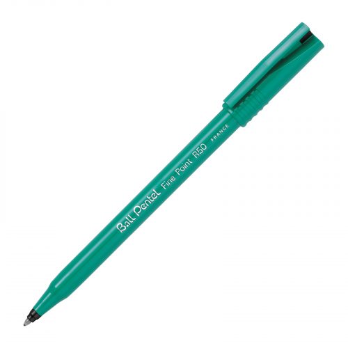 Pentel Ball Pentel R50 Fine Rollerball Pen Black R50-A. An iconic value fine point rollerball pen that lasts.