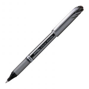 Pentel EnerGel BL27-A Black Rollerball Pen. Stylish capped EnerGel pen with black ink.