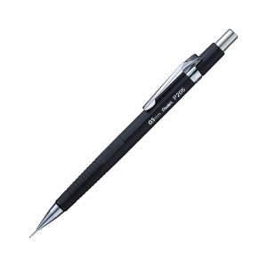Pentel P205 Mechanical Pencil. Pentel P200 Series mechanical pencil with a black barrel and 0.5mm lead size. Pentel P205-A automatic pencil.