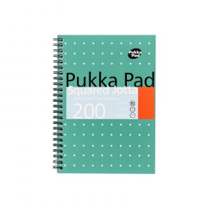 Pukka Pad A5 Squared Jotta Notebook. Iconic high quality A5 squared notebook from Pukka Pads.