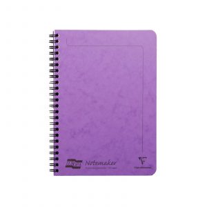 Europa Notemaker A5 Lilac. High quality Clairefontaine Europa Notemaker A5 lilac notepad with 90gsm paper.