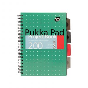 Pukka Pad B5 Project Book. High quality Pukka Pad A5 project book with dividers.