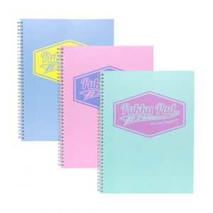 Pukka Pad Pastel A4 Jotta Notepad. High quality soft pastel colours and featuring 200 pages each.