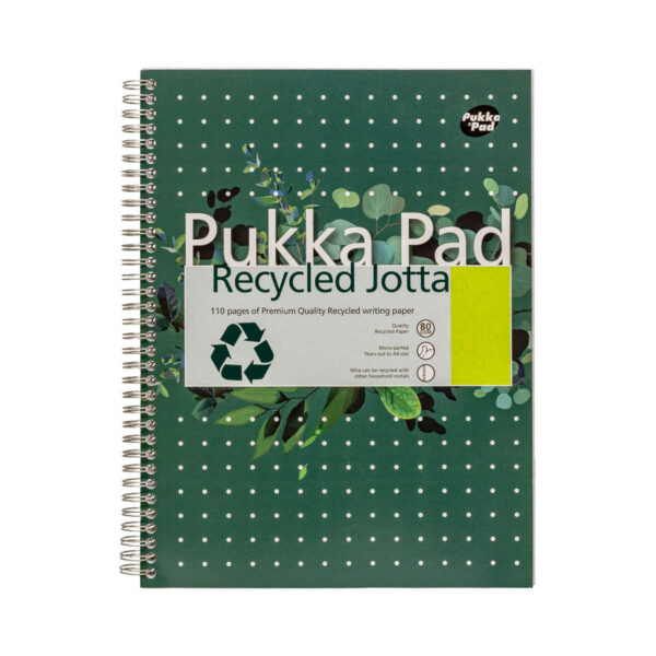 Pukka Pad A4 Recycled Ruled Jotta Notebook