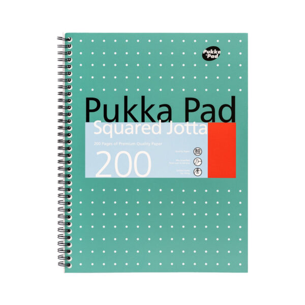 Pukka Pad A4 Metallic Squared Jotta Notebook