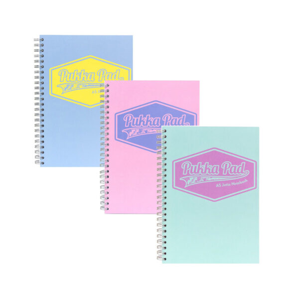 Pukka Pad A5 Pastel Ruled Jotta Notebook