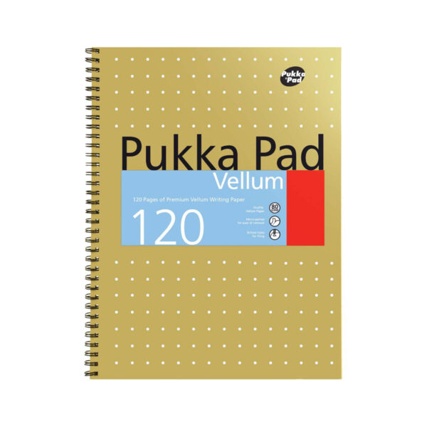 Pukka Pad Vellum A4 Metallic Notebook