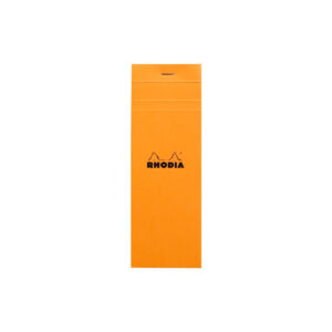 Rhodia No. 8 Stapled Notepad Squared (74mm x 210mm)