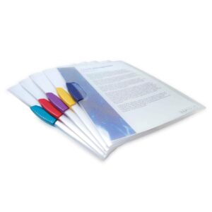 Rapesco PivotClip File A4 – Clear – Pack of 5