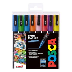 Posca PC-3M 8pc Pack SPARKLING