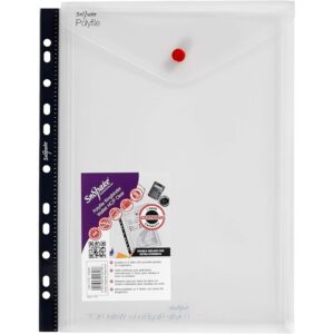 Snopake GRS Polyfile RingBinder Wallet HC/P A4 Classic Clear – Pack of 5