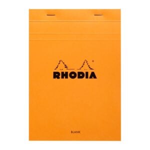 Rhodia No. 16 A5 Stapled Notepad Plain
