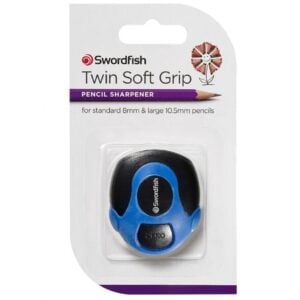 Snopake Twin Soft Grip Sharpener Blister Assorted
