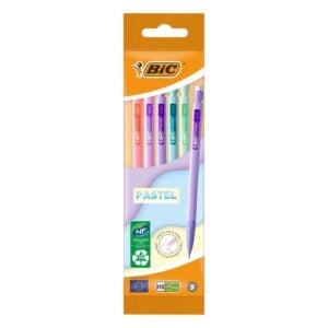 BIC Matic Pastel 0.7mm Mechanical Pencils 511027 – Pack of 5 Assorted