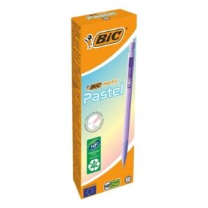 BIC Matic Pastel 0.7mm Mechanical Pencils 511060 – Box of 12 Assorted