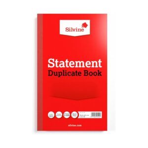 Silvine Duplicate Statement Book 210x127mm 609