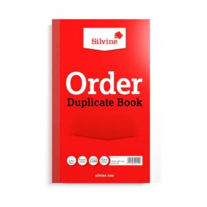 Silvine Duplicate Order Book 210x127mm 610