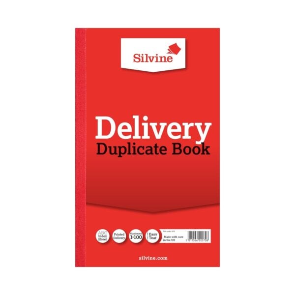 Silvine Duplicate Delivery Book 210x127mm 613