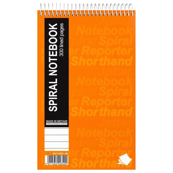 Silvine Spiral Reporters Shorthand Notebook 127x203mm, 300 Pages 748