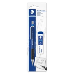 Staedtler 7757BK25DA Mars Micro Mechanical Pencil 0.7mm – Pencil + HB Lead Refills