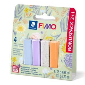 Staedtler 8023 Fimo Colour Kit 4 Half Blocks