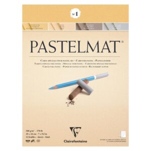 Clairefontaine Pastelmat Pad No. 1 360 gsm, 12 Sheets