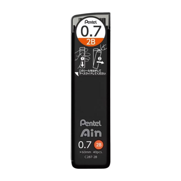 Pentel Ain Leads 0.7mm Tube of 40 Leads C287