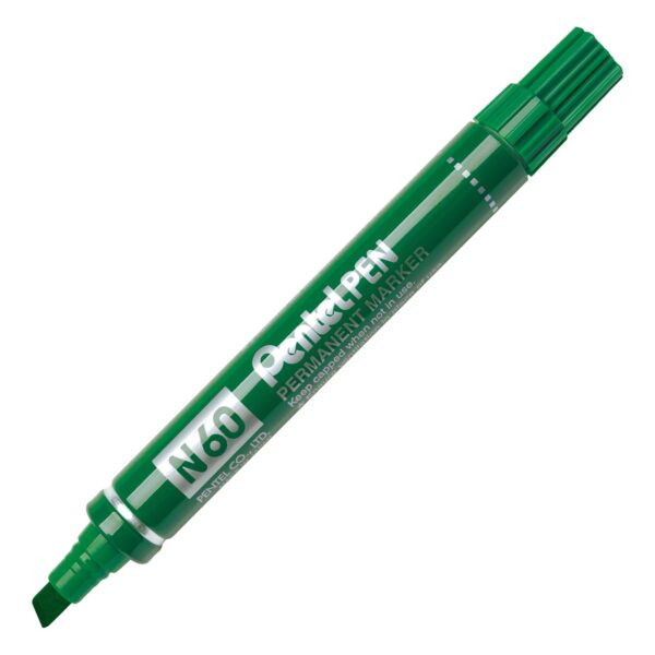 Pentel N60 Permanent Marker Pen Chisel Tip