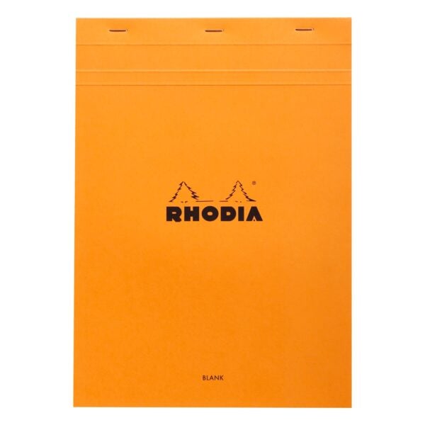Rhodia No. 18 A4 Stapled Notepad Plain